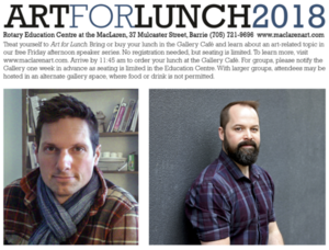 Art for Lunch with Author Kevin Hardcastle
