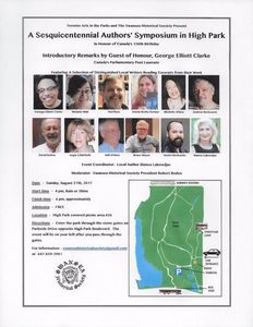 Canada 150 Authors' Symposium in High Park