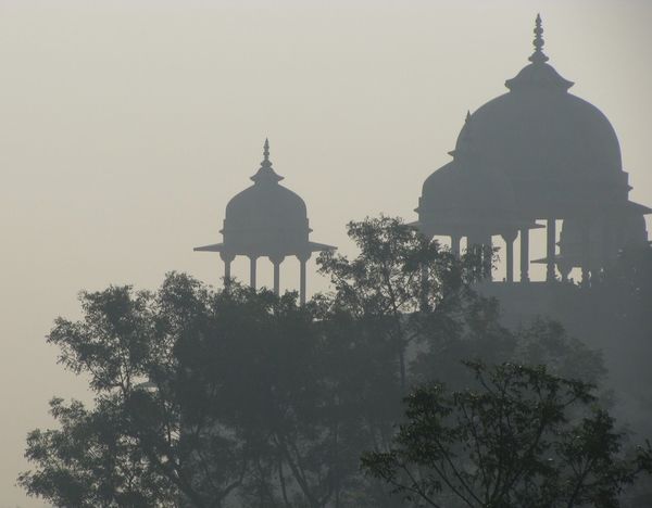View of Akbar's Palace at dawn, Rajasthan, India