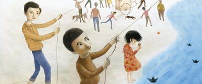 Anne Laurel Carter's Moving Picture Book What the Kite Saw was Inspired by Children She Met in the West Bank