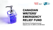 Canadian Writers' Emergency Relief Fund Announces New Round of Funding