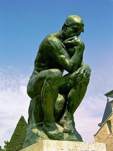 The Thinker, by Rodin