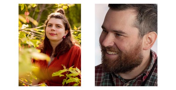 Authors Jess Taylor and Jacob Wren