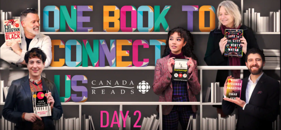 Canada Reads day 2 Open Book header