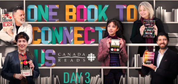 Canada Reads day 3 Open Book header