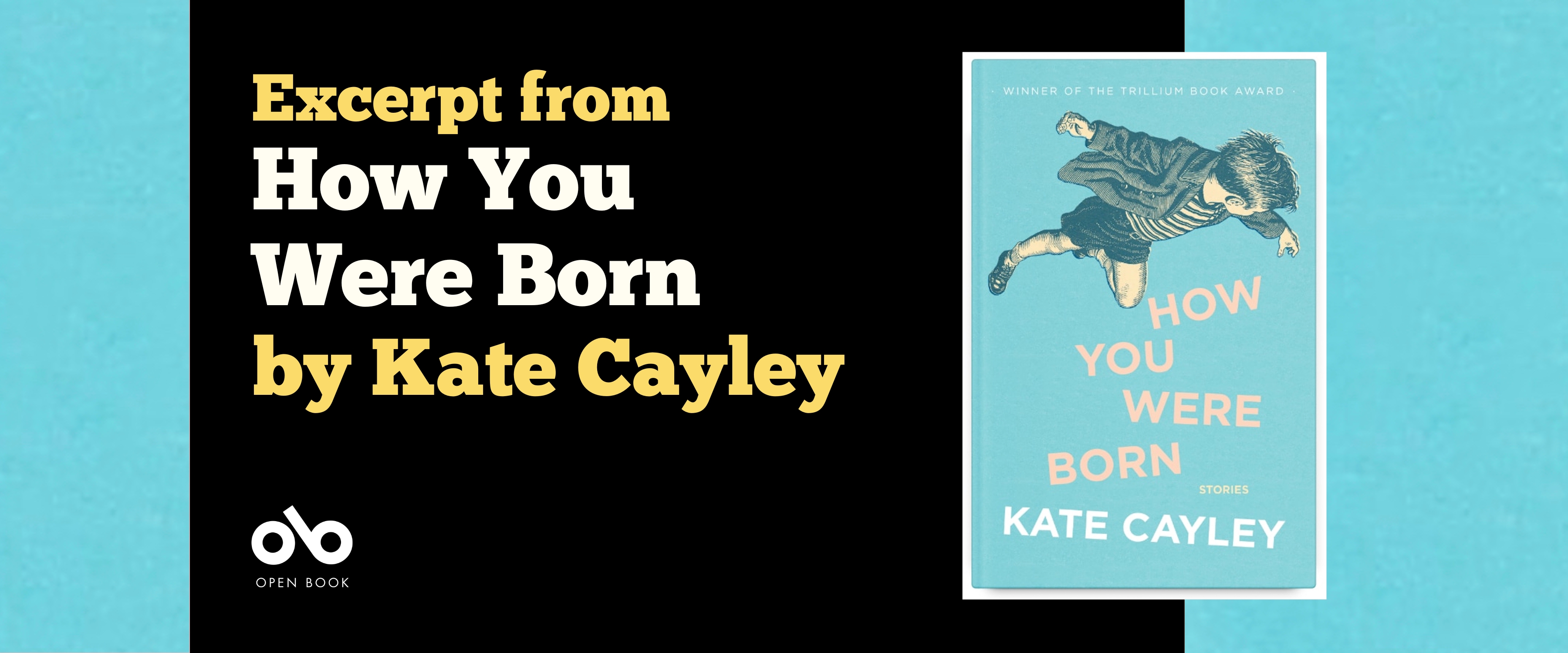 How You Were Born by Kate Cayley Canva Banner