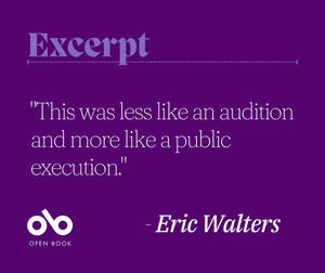 Open Book Eric Walters pull quote