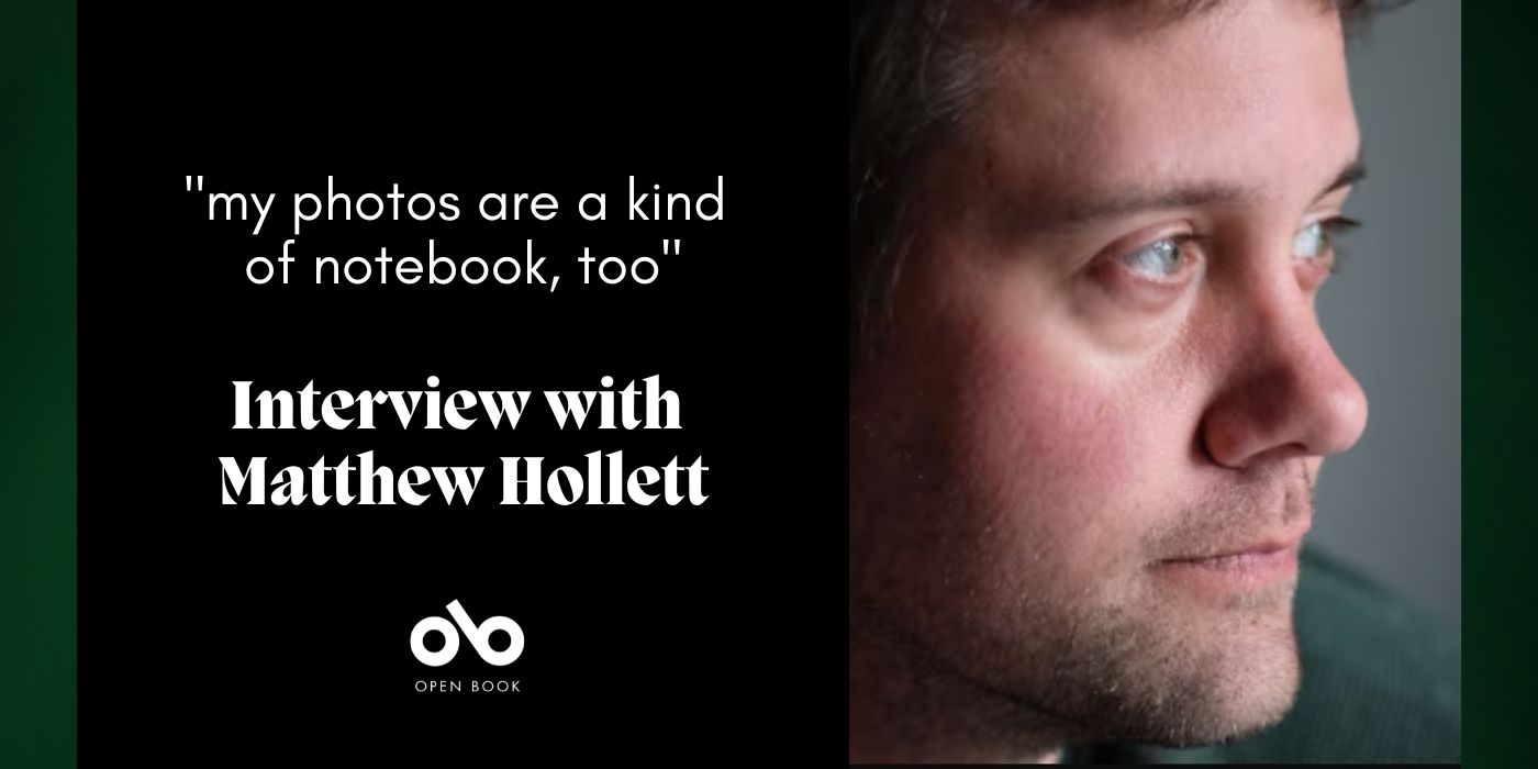 Open Book Matthew Hollett interview banner 2023