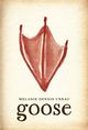 Cover of Goose by Melanie Dennis Unrau. The design features a simple watercolor painting of a red webbed goose foot on a cream, lightly textured background. The author’s name appears in small black type above the title, with the word goose in large, bold lowercase letters at the bottom. Cover of Goose by Melanie Dennis Unrau. The design features a simple watercolor painting of a red webbed goose foot on a cream, lightly textured background. The author’s name appears in small black type above the title, with the word goose in large, bold lowercase letters at the bottom.