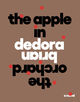 The Apple in the Orchard by Brian Dedora. Stylized text mirrored at top and bottom of brown cover with sparse polka dots.