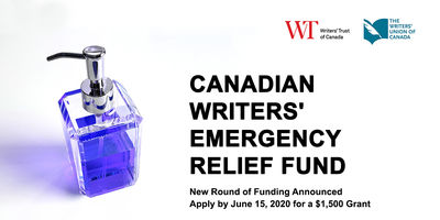Canadian Writers' Emergency Relief Fund Announces New Round of Funding