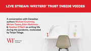 Live Stream Today: Writers' Trust Fellows Discuss Writing During a Pandemic