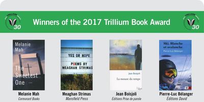 Melanie Mah and Meaghan Strimas Win the 2017 Trillium Book Awards!