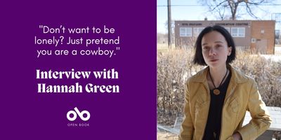 "Raw and Real and Blunt" Hannah Green on Getting Sober & Her Semi-Autobiographical Long Poem, Xanax Cowboy
