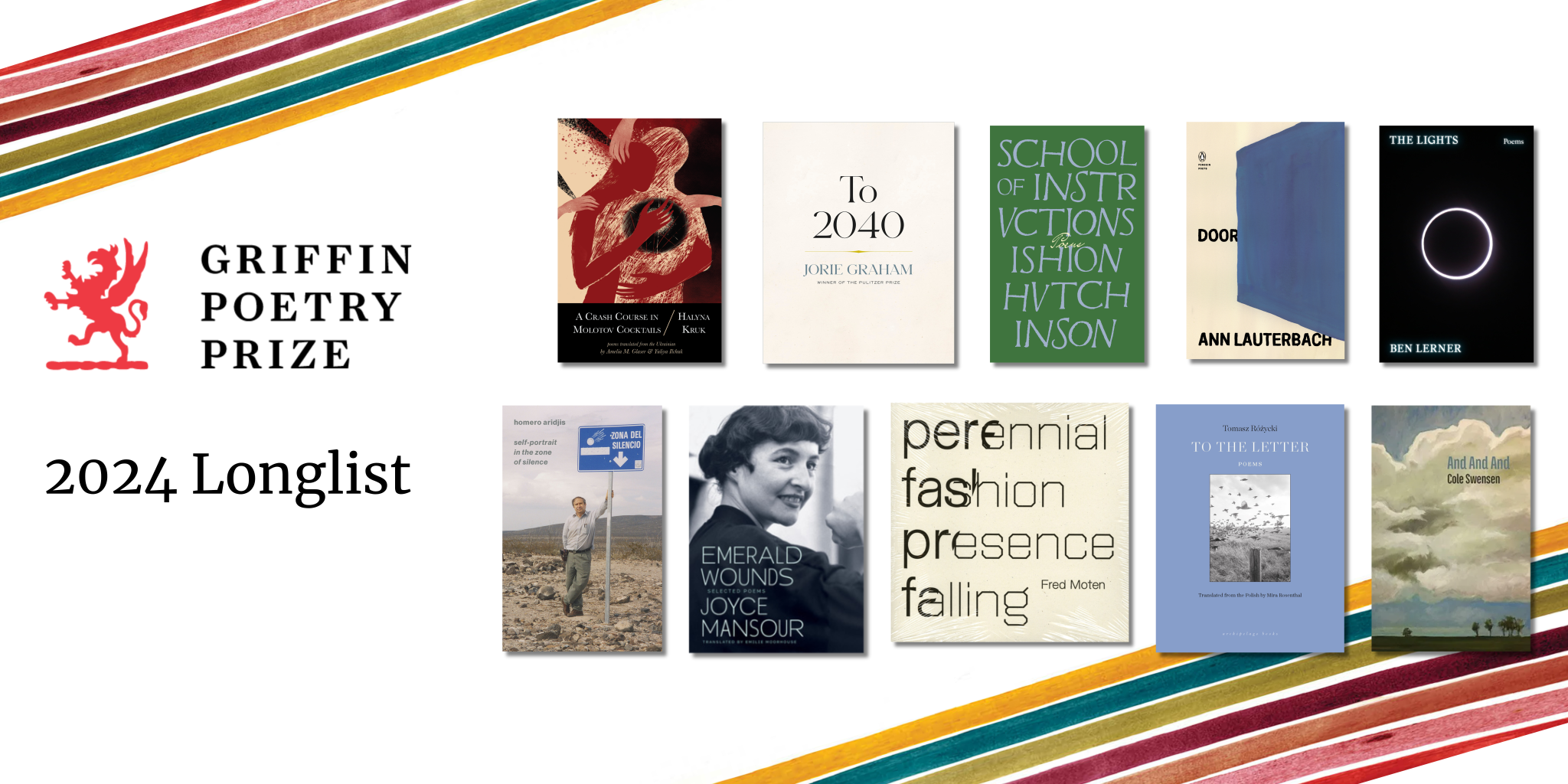 The Griffin Poetry Prize Announces Its 2024 Longlist | Open Book