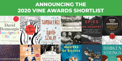 Vine Awards for Jewish Literature Announce Shortlists in Four Literary Categories